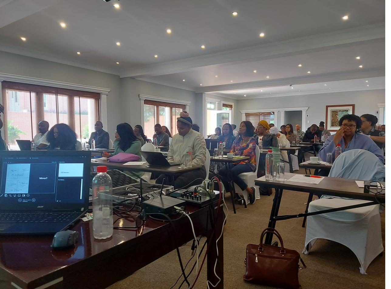 Learning and development workshop with engaged participants